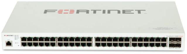 thumbnail image 2 of Fortinet FortiSwitch 248E-FPOE – 48-Port PoE Gigabit Managed Switch – Layer 3 – Used 2 of 3