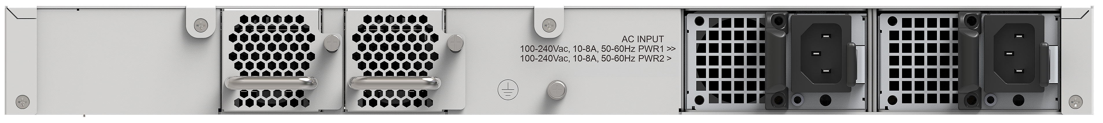 FortiSwitch T1024F-POE Rear