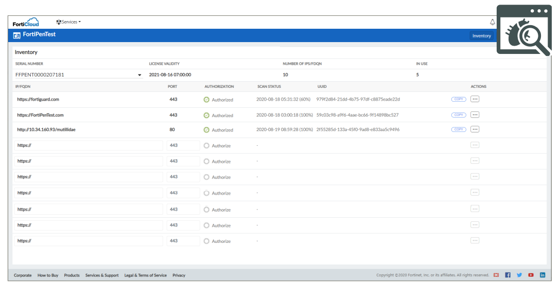 Fortinet FortiPenTest